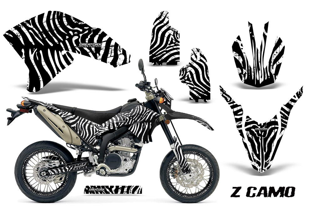 Yamaha WR250X R Graphics Kit ZCamo White NP Rims